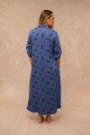 VESTIDO MILDA ESTAMPADO AZUL VESTIDO MILDA ESTAMPADO AZUL