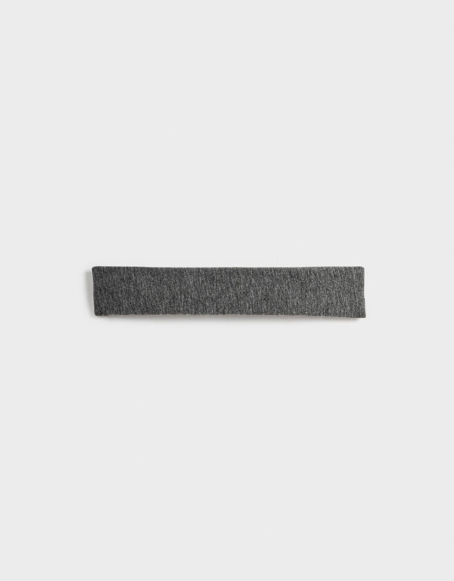 Vinchas Textiles Classic Vincha Textil Elástica - Gris Medio