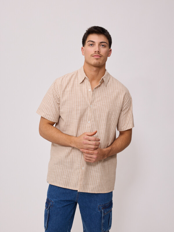 CAMISA VETA RUSTY Beige