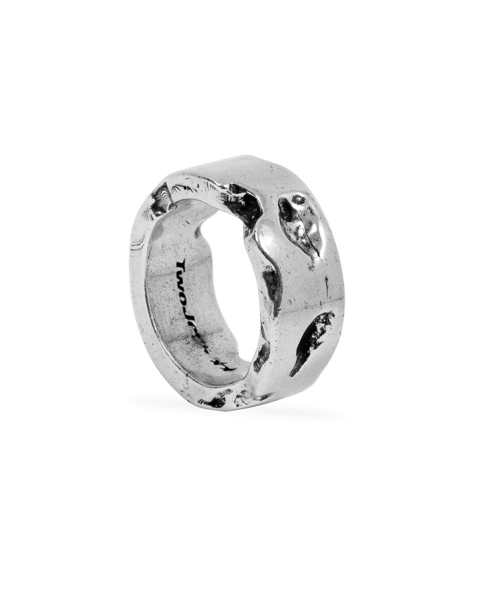 Twojeys Eroded Ring Plata 