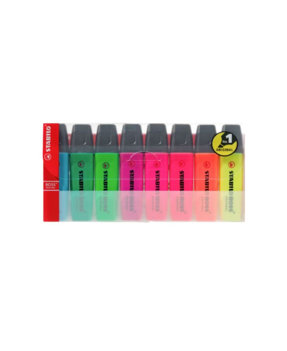 DEST.STABILO BOSS ESTUCHE x 8 - Único 