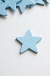 Tag estrella c/adhesivo 2x2 cm. - CELESTE Tag estrella c/adhesivo 2x2 cm. - CELESTE