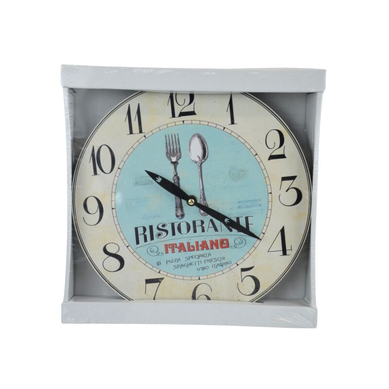 Reloj de pared mdf D28,8x3,5 cm RISTORANTE