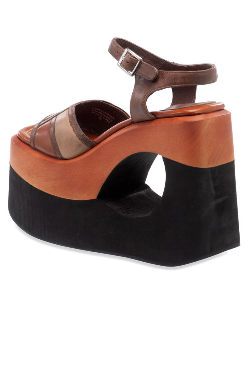 SANDALIA COLM Marron