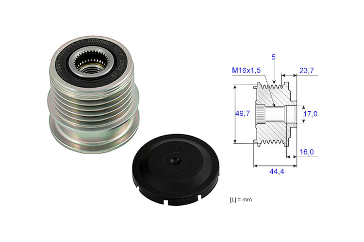 Polea Alternador Marcha Libre Mercedes Benz A 160 (W168)/A 170 Cdi (W168) 99-25 Polea Alternador Marcha Libre Mercedes Benz A 160 (W168)/A 170 Cdi (W168) 99-25