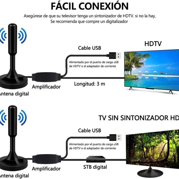Antena Interior Ledstar Booster Ltv-533u ANTENA INTERIOR LEDSTAR BOOSTER LTV-533U