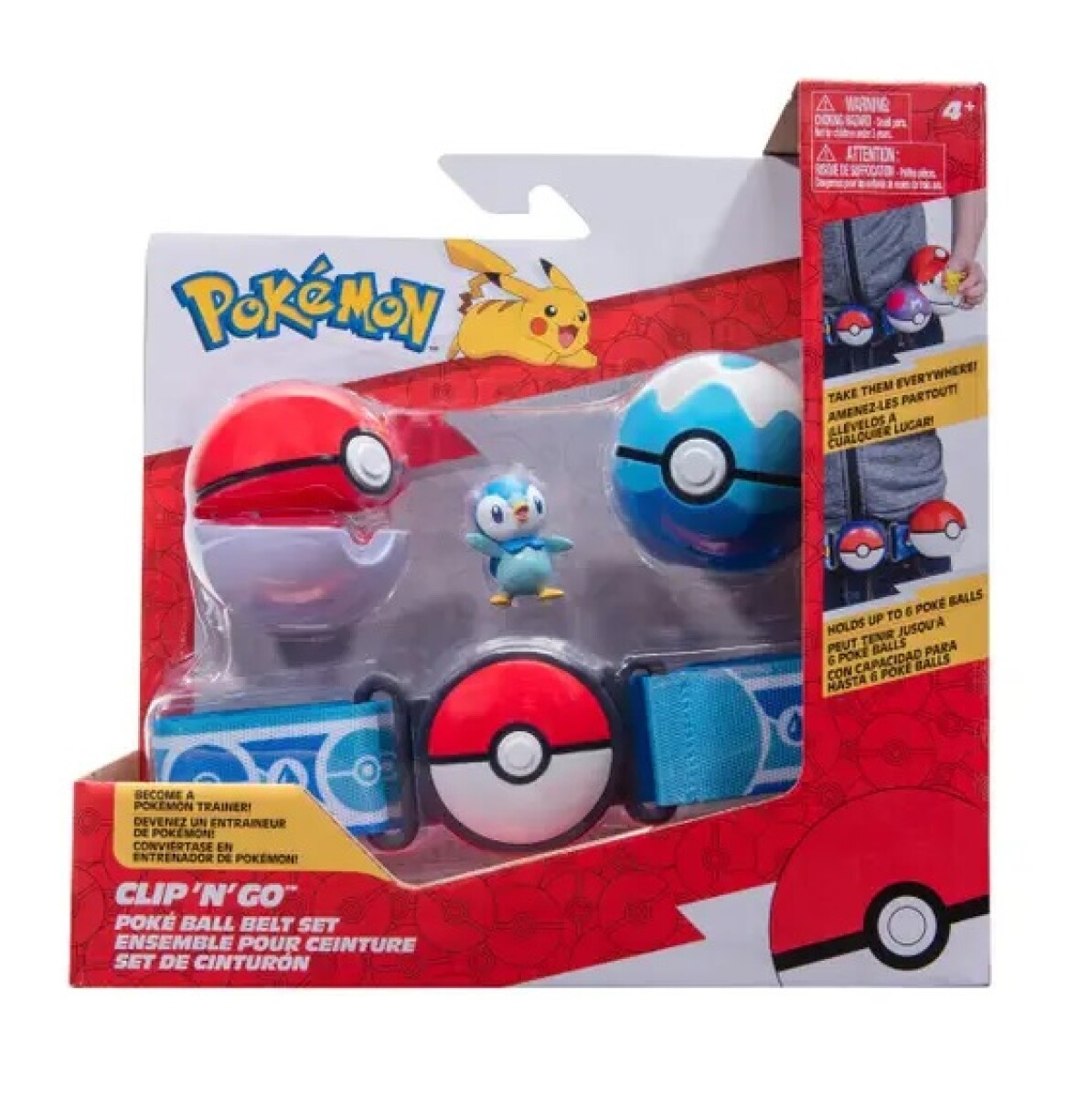 Pokémon Figuras de Juguete y Cinturón 95283 
