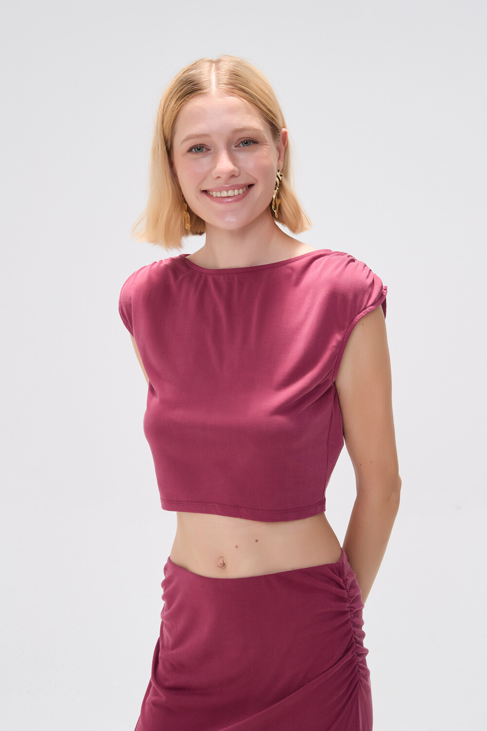 Tops Calun Bordeaux Claro