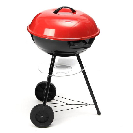Parrillero Movil Bbq Portatil C/Ruedas yTapa 72x43cm Cpg006008