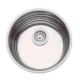 Pileta Acero Inox Alto Brillo 38X17Cm Con Valvula 4 1/2