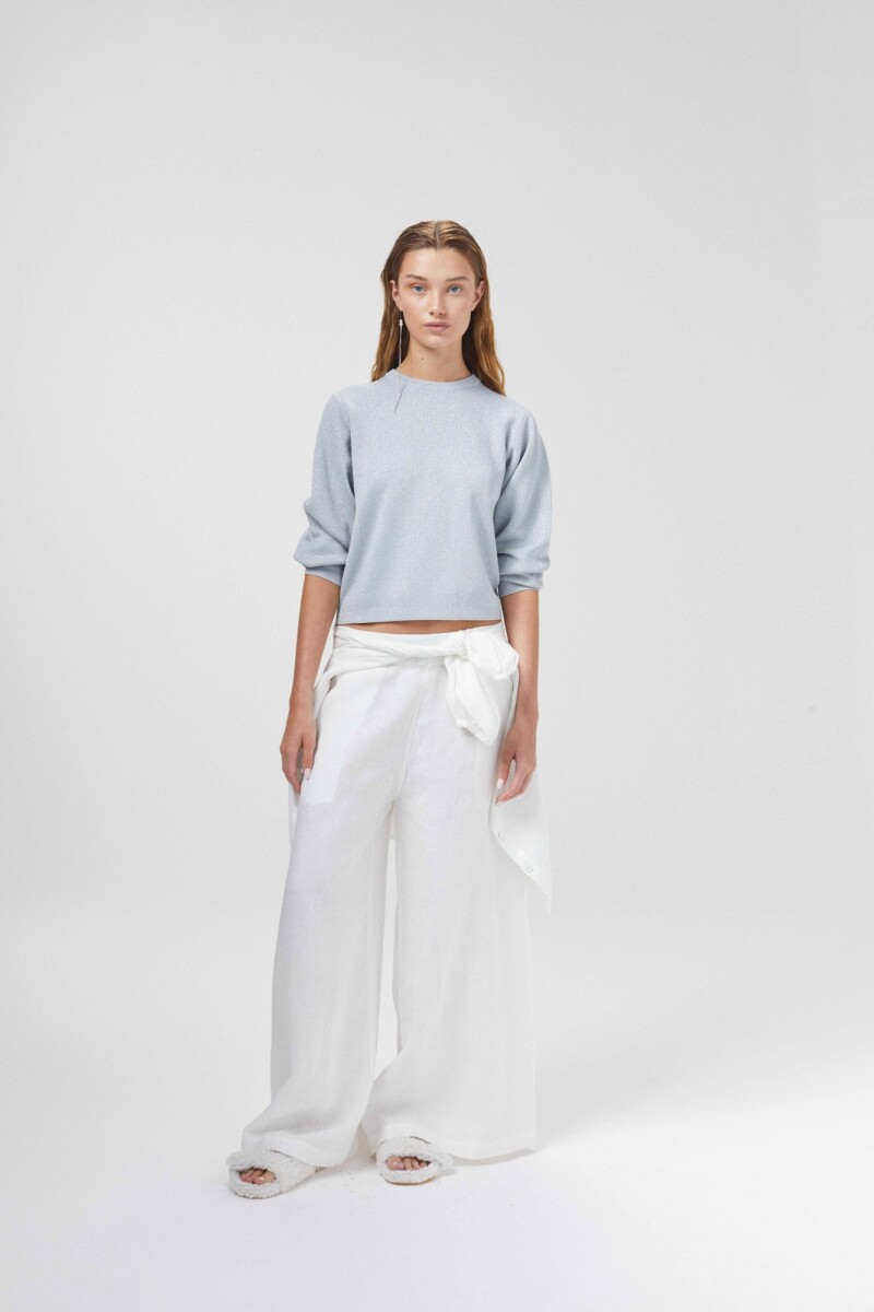 Cape Linen Pants Blanco