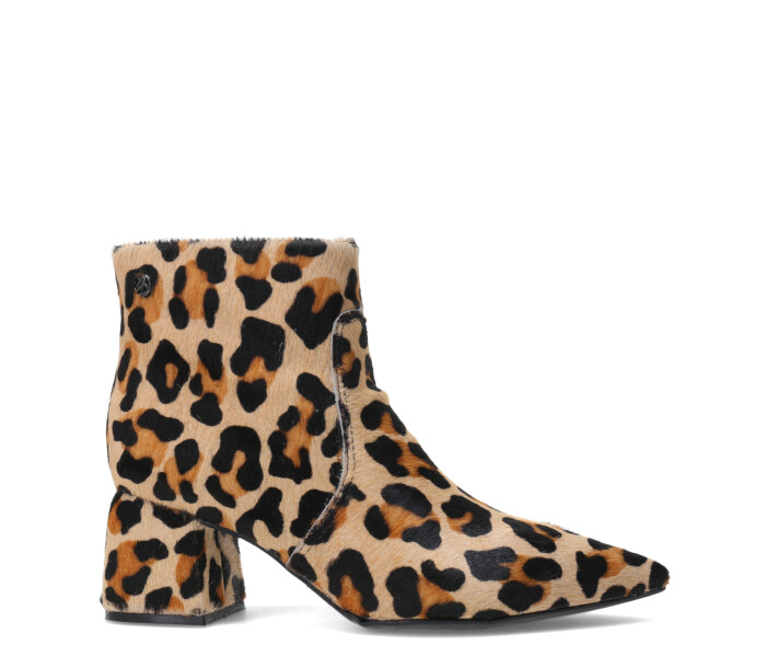 Botas de Mujer Bottero en punta de cuero Leopardo