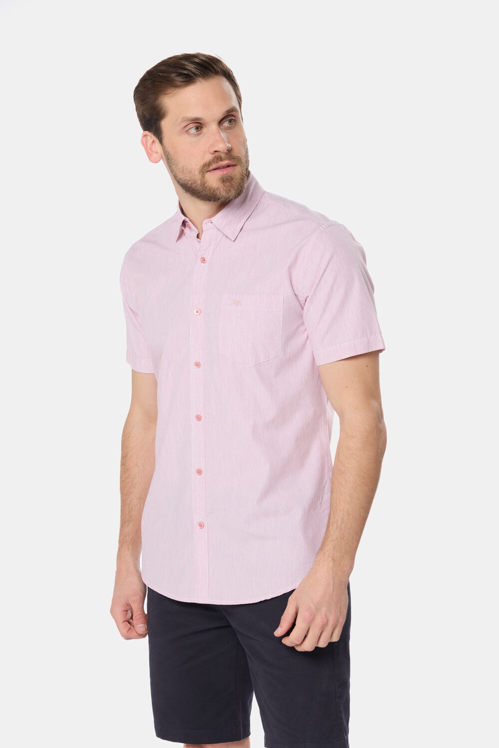 CAMISA RAYADA Rosa
