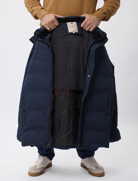 Campera nylon Glacier azul marino