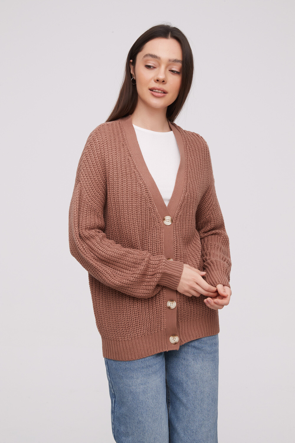 Cardigan Ahualoa Tostado