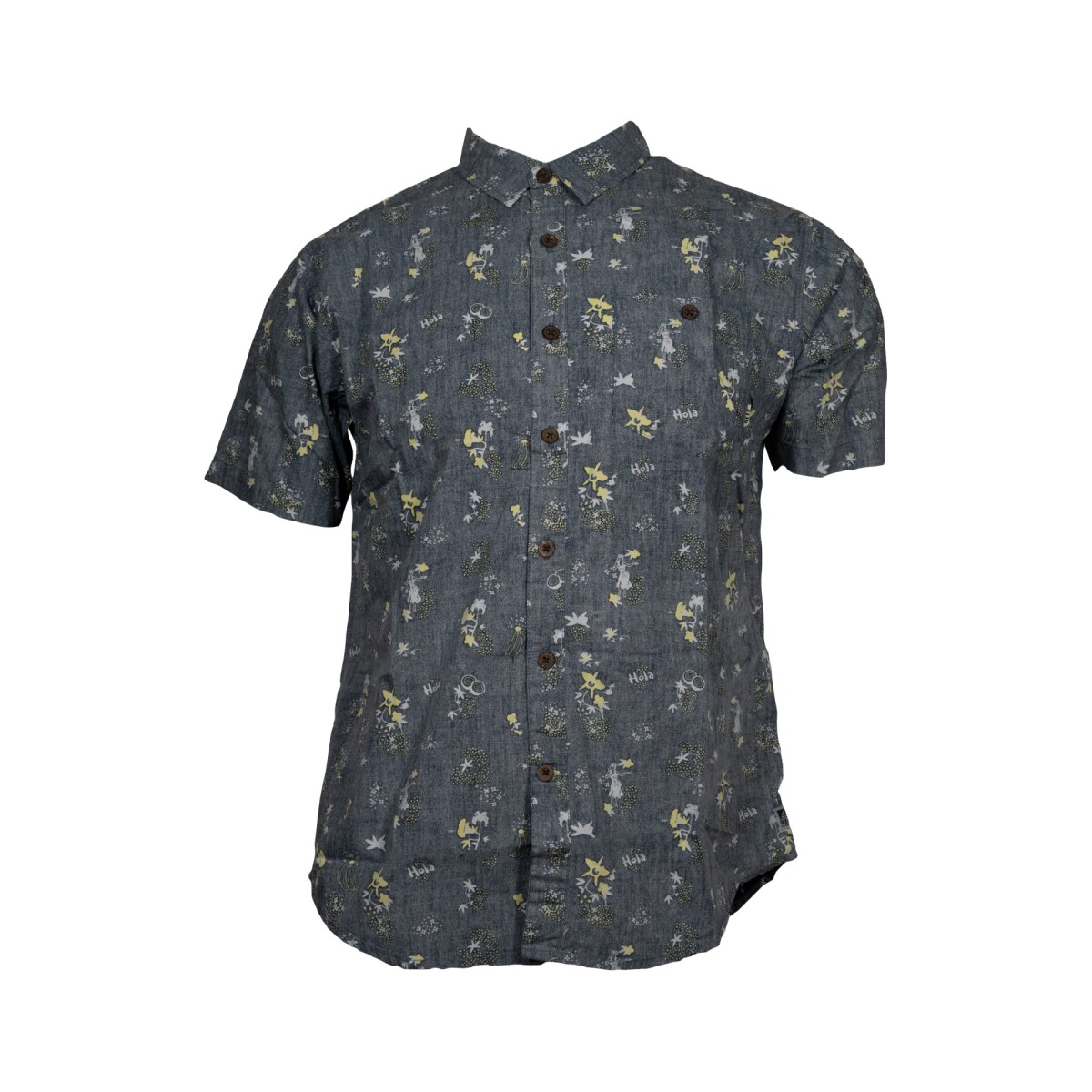 Camisa de Hombre Reef - HULABANANA CHARCOAL- 00F084CHA - CHARCOAL 