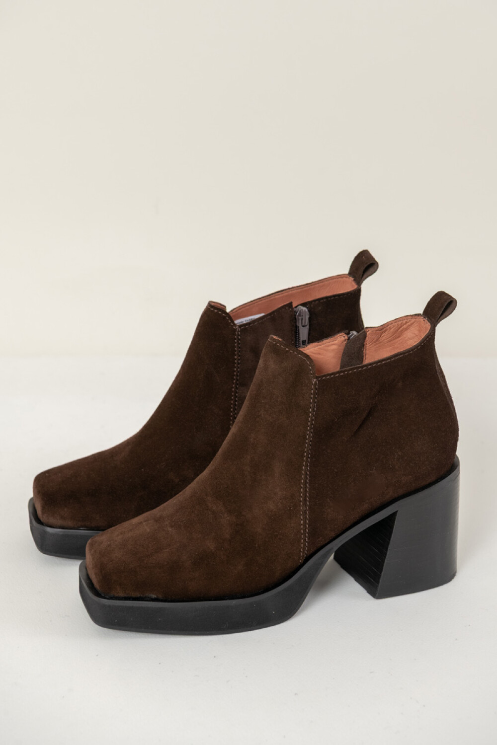 Bota Lola Mora Zapatos Bota Mora Chocolate Gamuza