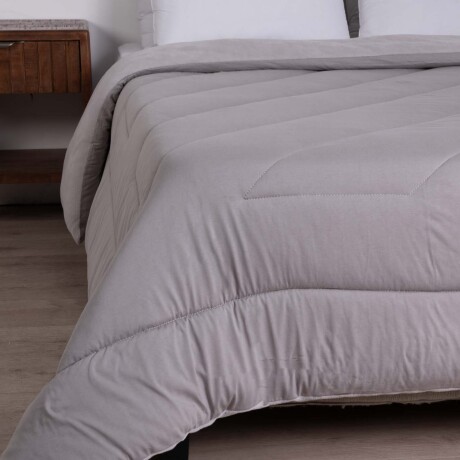 ACOLCHADO QUEEN ALGODON MARRON BLEND TAUPE