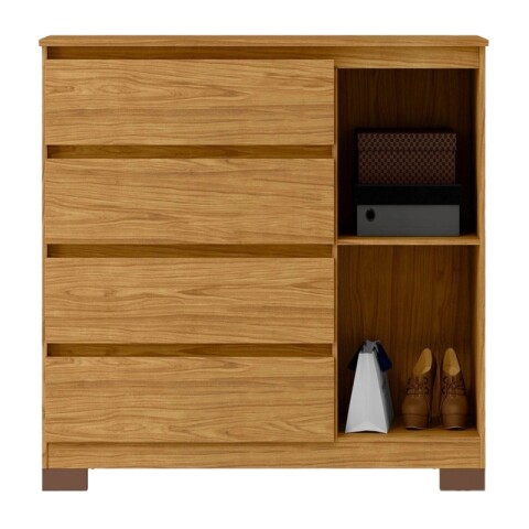 Juego de Dormitorio Ropero Monaco 4 Puertas y Comoda Vega 4 Cajones - Marrocos Juego de Dormitorio Ropero Monaco 4 Puertas y Comoda Vega 4 Cajones - Marrocos