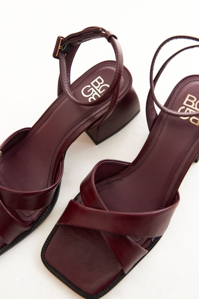 Sandalias Aime Bordo