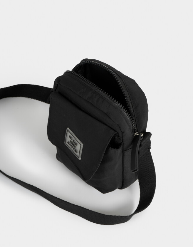 Bandoleras Special Price Clasico Bandolera Deportiva Con Tag - Negro