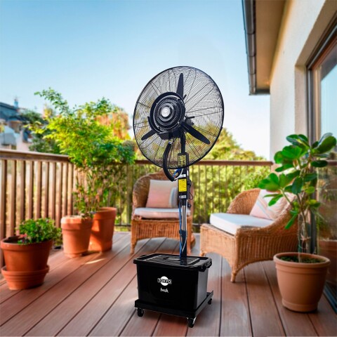 Ventilador De Pie Tokyo Fresh Industrial 26" Con Humidificador Opcional Ventilador De Pie Tokyo Fresh Industrial 26" Con Humidificador Opcional