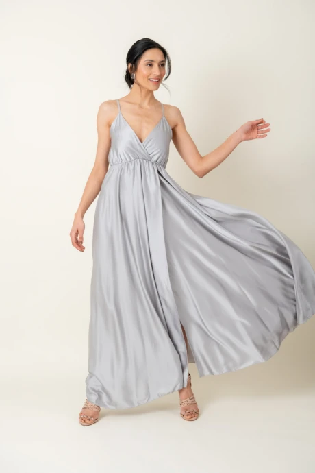 VESTIDO FRESNO Gris claro