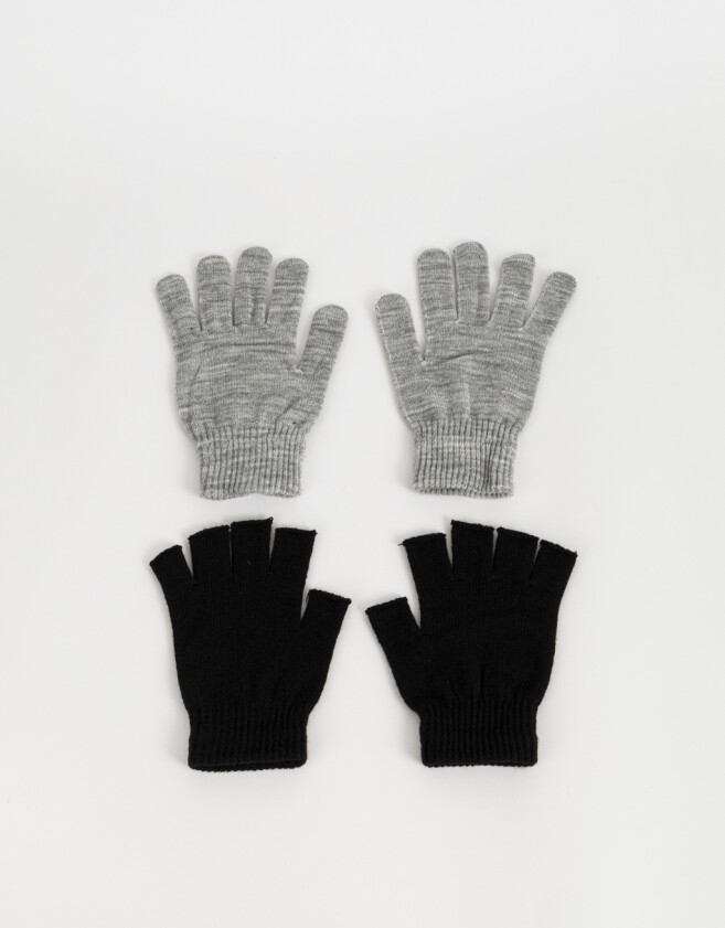 Guantes Varios Set De Guantes - Combinacion Bicolor