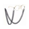 Cadena para lentes y tapabocas en acetato Blanco