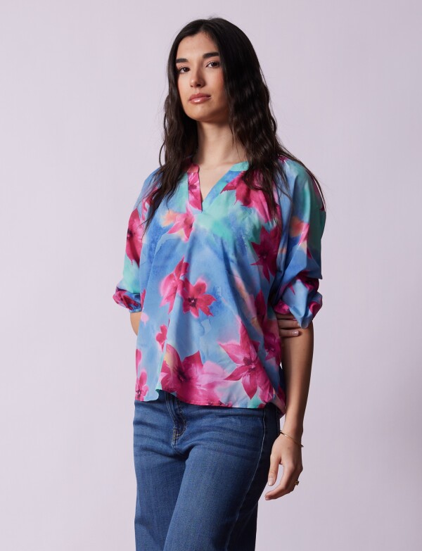 Blusa Gasa CELESTE/MULTI