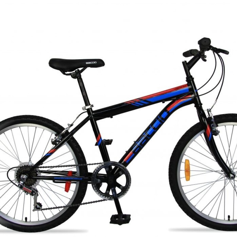 Baccio Alpina Man R.24" – Bicicleta MTB con Transmisión de 6 Velocidades y Componentes de Alta Calidad Baccio Alpina Man R.24" – Bicicleta MTB con Transmisión de 6 Velocidades y Componentes de Alta Calidad