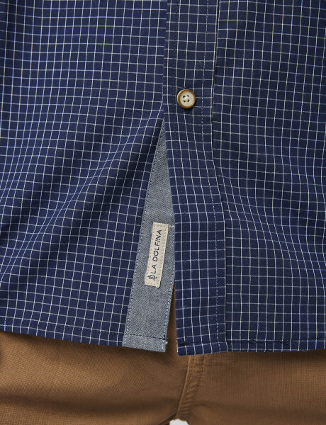 Camisa m/l cuadros navy Camisa m/l cuadros navy