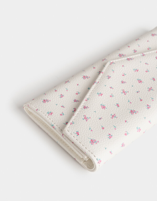 Ficheros Billetera Solapa Flores - Estampado Flores
