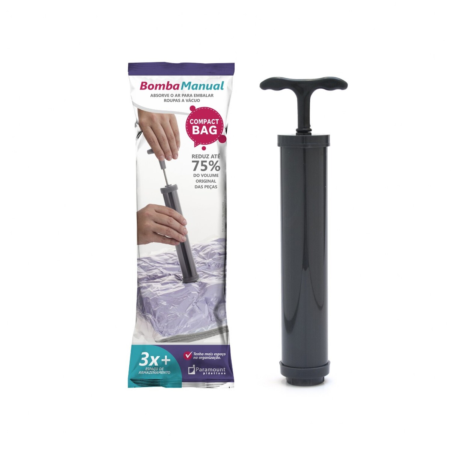 Bomba manual para bolsa de vacío de ropa — Mis Petates