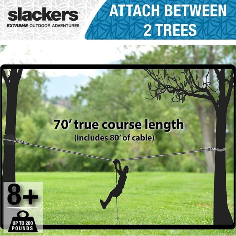 Tirolesa Slackers Zipline 24 m Tirolesa Slackers Zipline 24 m