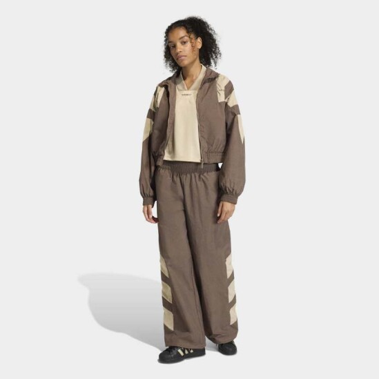 Campera Adidas Blocked FZ TT Marron