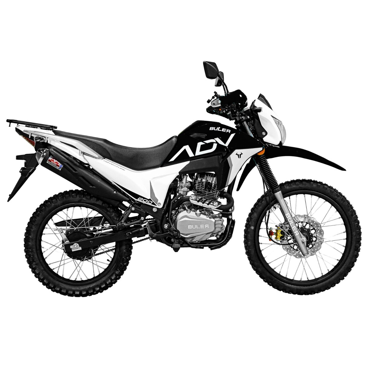 Motocicleta Buler Trail ADV 200cc VX3 Rayos - Negro 