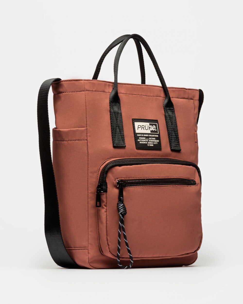Bolso Al Hombro Forest en Nylon Terracota