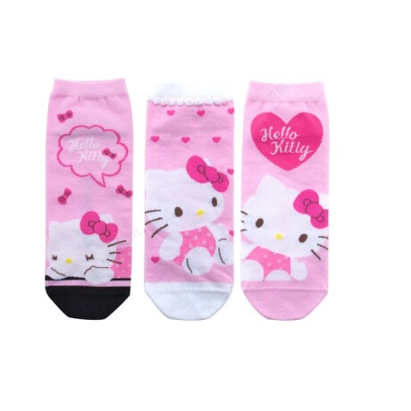 Medias Hello Kitty 3pcs Medias Hello Kitty 3pcs