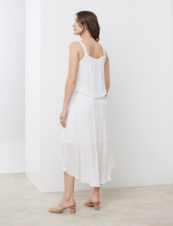 Vestido Volados CRUDO