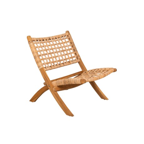 BUTACA RATTAN-Y-MADERA MARRON PARAGUAY MARRON CLARO