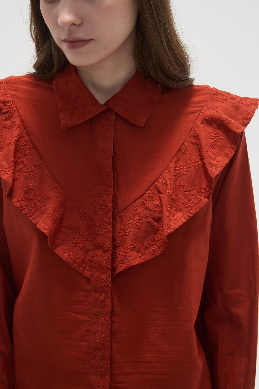 Camisa Hariet Ladrillo