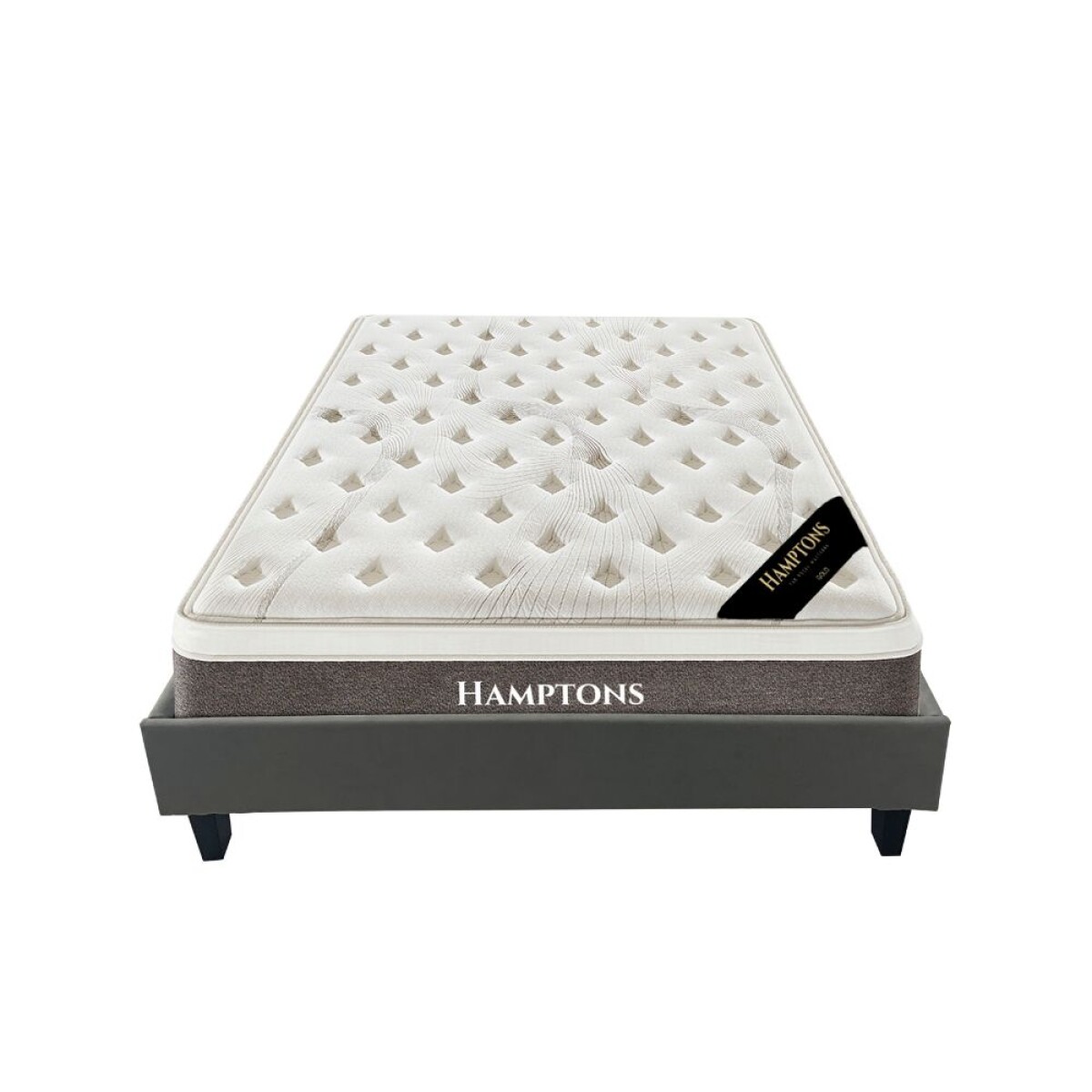 Sommier dos plazas Hamptons Hybrid Gold Con Respaldo 