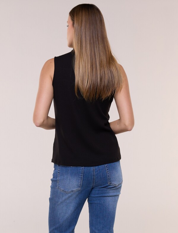 Musculosa Cierre NEGRO
