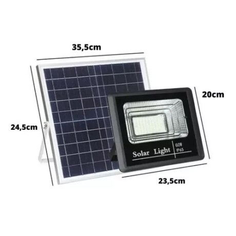 Foco Led Exterior 60w C/panel Solar Gd-60h Foco Led Exterior 60w C/panel Solar Gd-60h