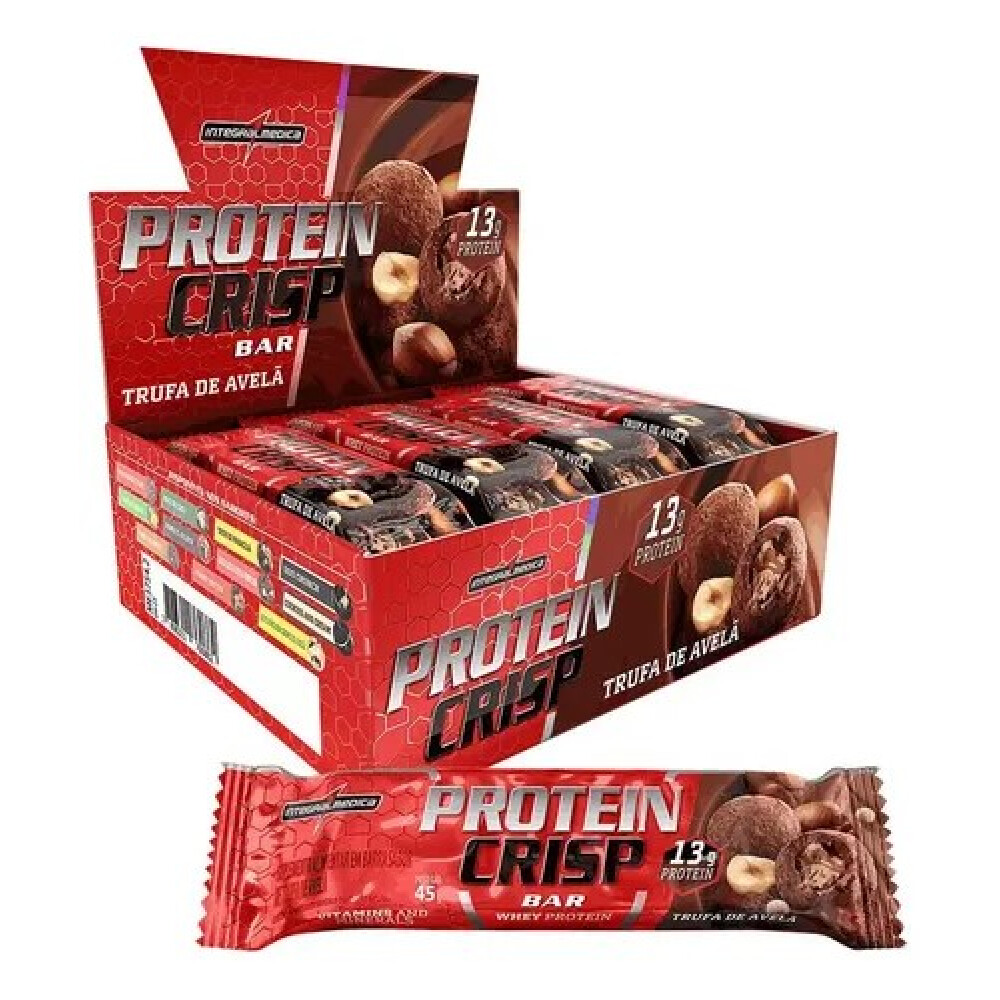 Caja x 12 - Protein crisp Trufa Avellana Caja x 12 - Protein crisp Trufa Avellana