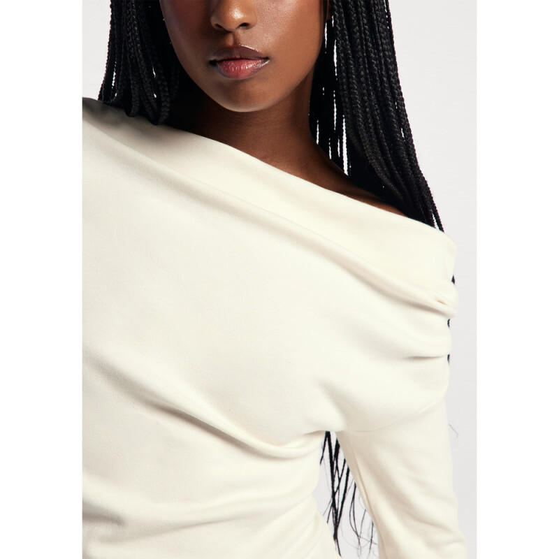 BLUSA ML FEM OFF WHITE