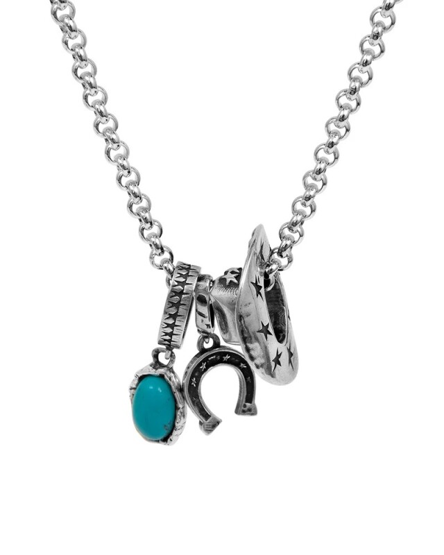 Twojeys Collar Hat Stone Plata 925 + Piedra Preciosa Twojeys Collar Hat Stone Plata 925 + Piedra Preciosa