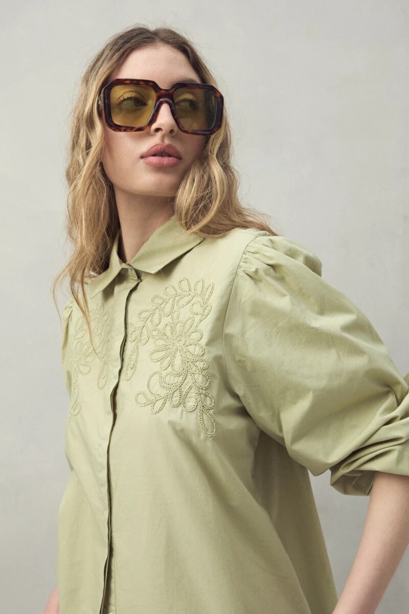 CAMISA D.CASSIN CORDEL - VERDE 