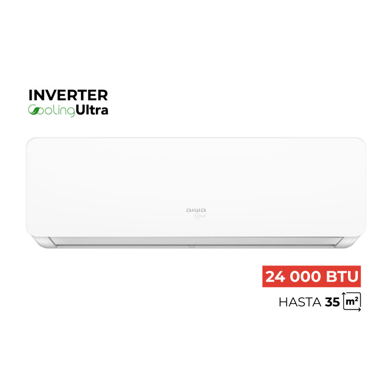Aire Acondicionado AIWA 24000 BTU Split Inverter Frío/Calor Blanco Aire Acondicionado AIWA 24000 BTU Split Inverter Frío/Calor Blanco